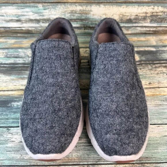 Dr Comfort Meadow Sneakers Tennis Shoes Womens Size 8.5M Gray Wool Lightweight