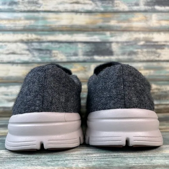 Dr Comfort Meadow Sneakers Tennis Shoes Womens Size 8.5M Gray Wool Lightweight