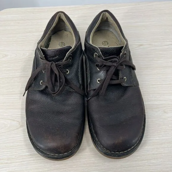 Dr Doc Martens Mens 14 Ordell Brown Leather Low Top Casual Shoes Chunky 11194