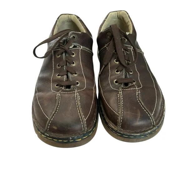 Dr. Martens 11199 Brown Leather Oxford Lace Up Shoe Low Top Mens Size 12