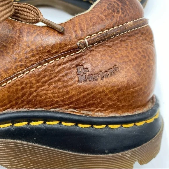Dr. Martens 8B81 Oxford Brown Leather Lace Up Shoes Size 11
