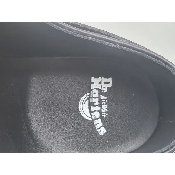Dr. Martens Black Leather Henree Derbys Oxford Shoes Size Men's 5 Women's 6