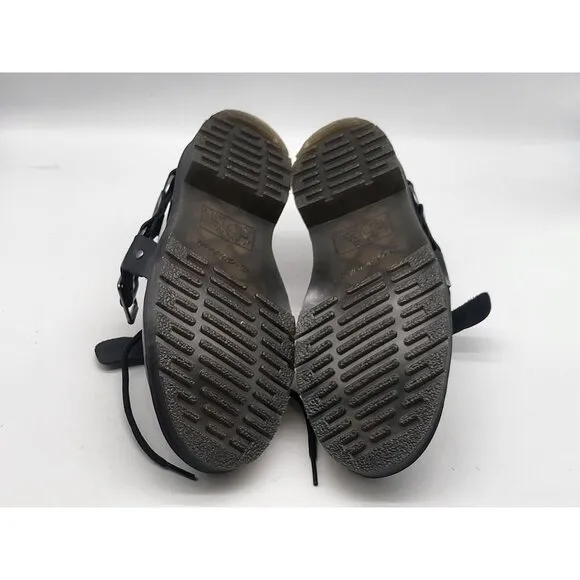 Dr. Martens Black Leather Henree Derbys Oxford Shoes Size Men's 5 Women's 6