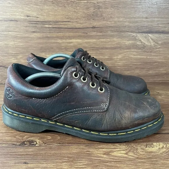 Dr. Martens DOCS Brown Leather Low Top Oxfords Sneakers Men’s Size 11 Shoes