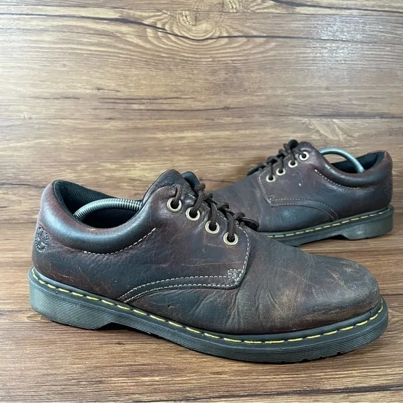 Dr. Martens DOCS Brown Leather Low Top Oxfords Sneakers Men’s Size 11 Shoes