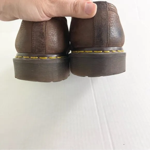 Dr. Martens Made in England Low Top Leather Shoes size 11 brown