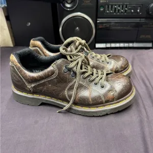 DR MARTENS Vintage Men's Brown Leather Shoes Mens size 9