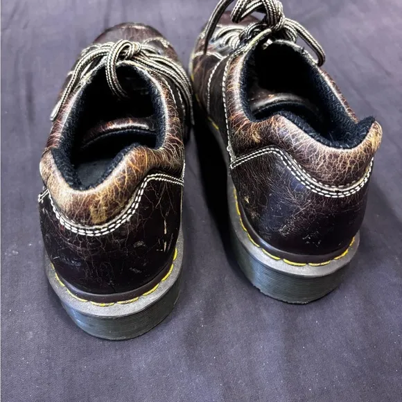 DR MARTENS Vintage Men's Brown Leather Shoes Mens size 9