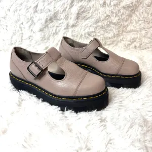 Dr Martens Woman's Bethan Leather Platform Mary Jane Oxford Shoes Sz 7