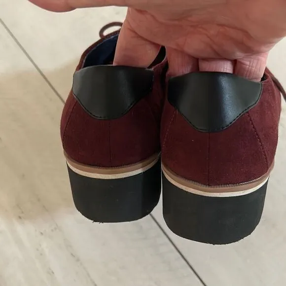 Dr Scholls Burgundy Comfort Slip on Shoes