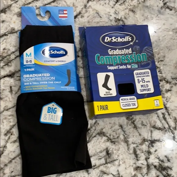 Dr. Scholl’s Men’s Compression Socks — Big &amp; Tall