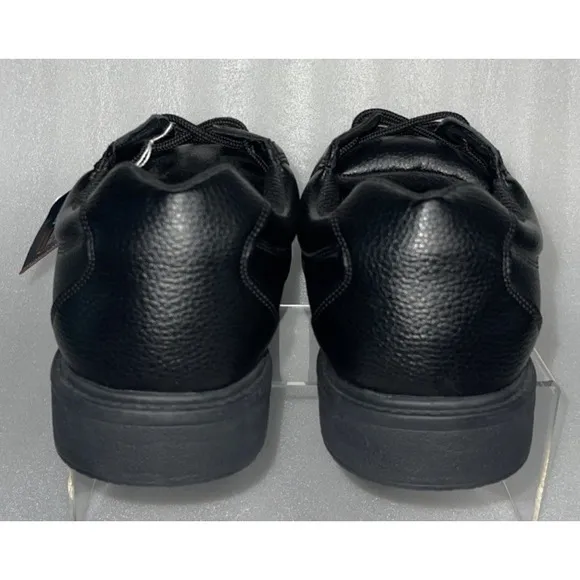 Dr Scholls Mens Dave Black Careers Slip Oil Resistant Shoes Size 13W Gel Cushion
