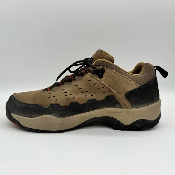 Duluth Trading Co Jackpine Hiker Shoes Lace Up Brown Black Orange Men’s Size 13