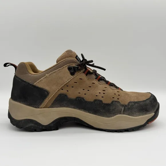 Duluth Trading Co Jackpine Hiker Shoes Lace Up Brown Black Orange Men’s Size 13