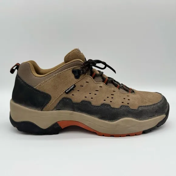 Duluth Trading Co Jackpine Hiker Shoes Lace Up Brown Black Orange Men’s Size 13