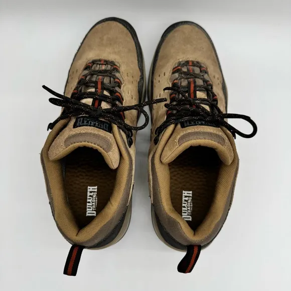 Duluth Trading Co Jackpine Hiker Shoes Lace Up Brown Black Orange Men’s Size 13