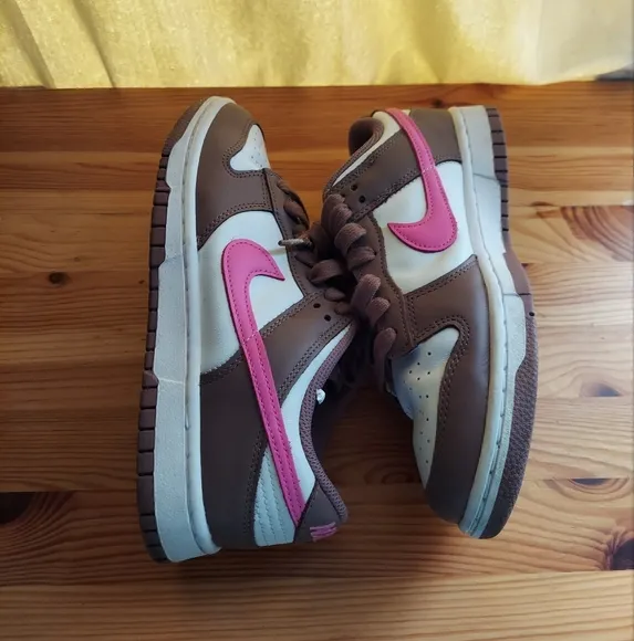 Dunk Low Womens Shoes  okey Mauve/Playful Pink/White Sz7.5