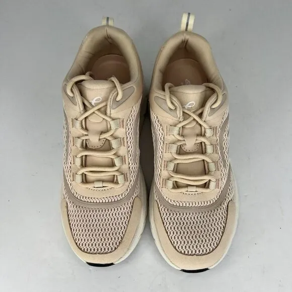 Easy Spirit Womens Semarliss2 Taupe Textile Low Top Size 5.5M Walking Shoes