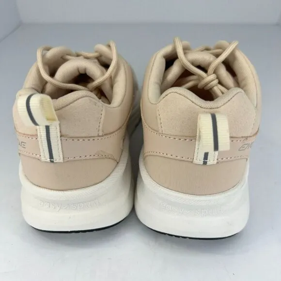 Easy Spirit Womens Semarliss2 Taupe Textile Low Top Size 5.5M Walking Shoes