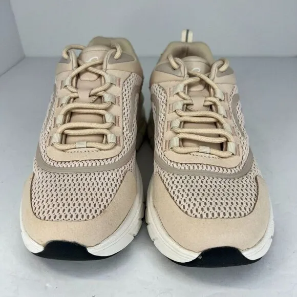 Easy Spirit Womens Semarliss2 Taupe Textile Low Top Size 5.5M Walking Shoes