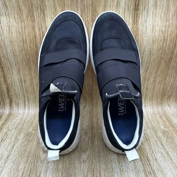 Ecco ATH-1FTR Men's EU 47 US 13 Comfort Slip On Black White Sneakers‎ Shoes
