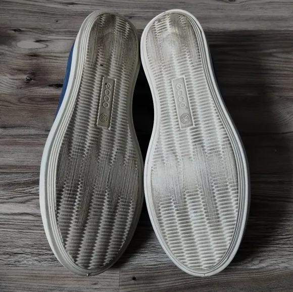 ECCO Barentz True Navy Nubuck Loafers Women's Size 38 (US 7-7.5)
