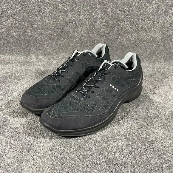 Ecco Biom Fjuel Athletic Golf Shoes Mens Sz 12 Black And Gray Spikless