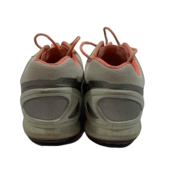 ECCO Biom Performance Sneakers Size 39 US 8.5 Gray/Coral Running Training Shoes