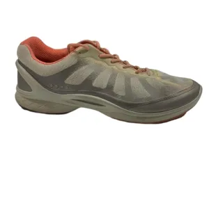 ECCO Biom Performance Sneakers Size 39 US 8.5 Gray/Coral Running Training Shoes