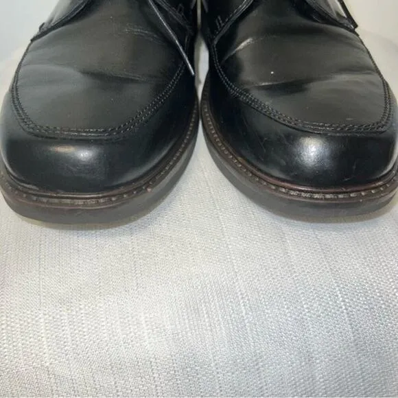 Ecco Holton Black Leather Business Casual Dress Comfort Shoes Size 11