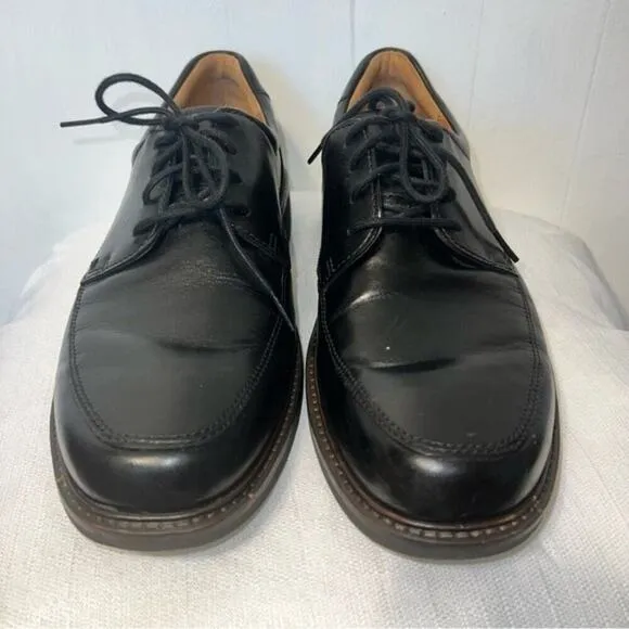 Ecco Holton Black Leather Business Casual Dress Comfort Shoes Size 11