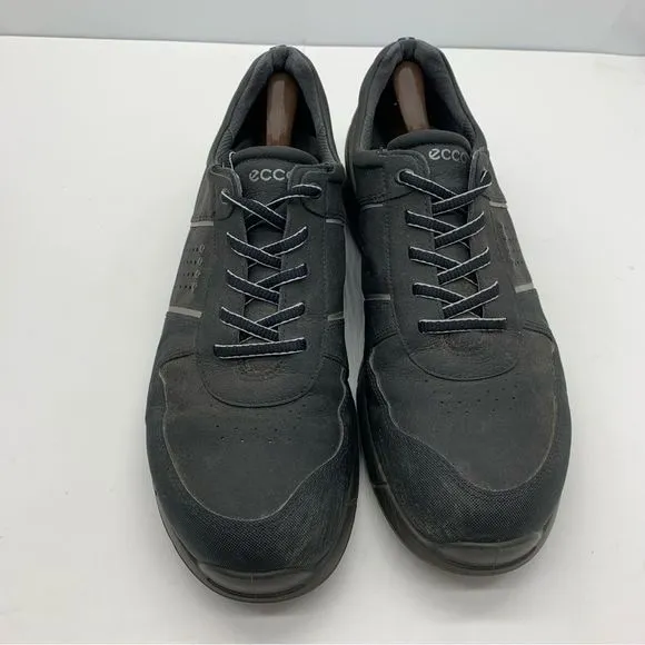 Ecco Hydromax Golf Shoes Mens 13 Base One Leather Soft Spike Cleats Waterproof