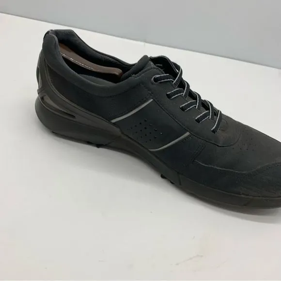 Ecco Hydromax Golf Shoes Mens 13 Base One Leather Soft Spike Cleats Waterproof