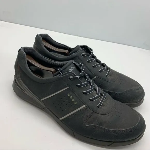 Ecco Hydromax Golf Shoes Mens 13 Base One Leather Soft Spike Cleats Waterproof