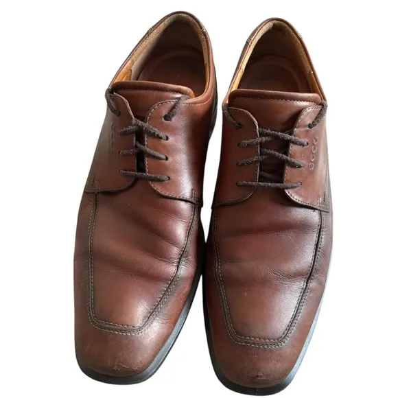 Ecco Men’s Leather Dress Shoes Size 44 or 10.5