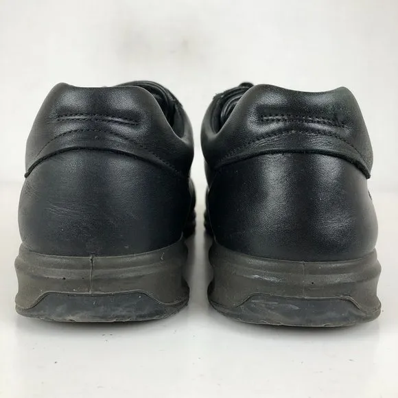 Ecco Men's Size 44 (10) Black GTX Gore-Tex Black Lace-Up Low Top Sneakers Shoes