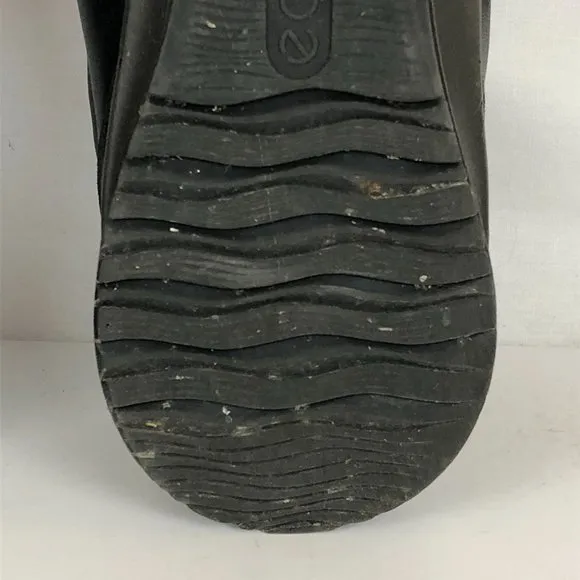 Ecco Men's Size 44 (10) Black GTX Gore-Tex Black Lace-Up Low Top Sneakers Shoes