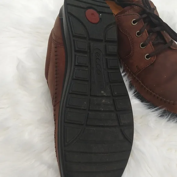 Ecco Shock Point Men's shoes Sz 43 US 9-9.5. Brown Leather