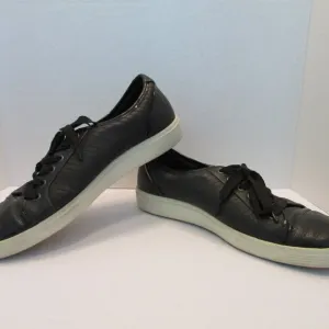 Ecco Shoes Men's Leather Black Size 10