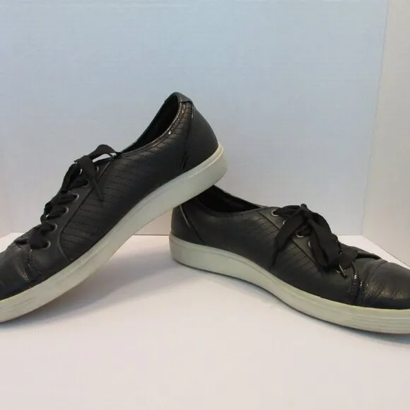 Ecco Shoes Men's Leather Black Size 10