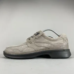 Ecco Stable Balance Men EU 45 US 11 Shock Point Suede Lace Up Loafer Casual Shoe