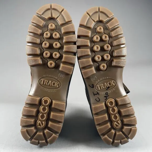 ECCO Track 25 Low Men EU 49 US 15 Gore-TEX Brown Leather Waterproof Hiking Shoes