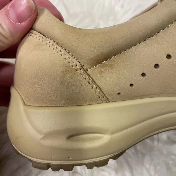 Ecco Tan Shock Heel Shoes - Size 38 EU or 7-7.5 US - Excellent Condition