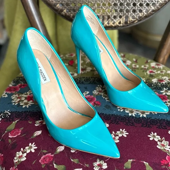 Elegant Blue High Heels stilettos pumps
