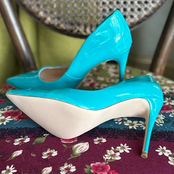 Elegant Blue High Heels stilettos pumps