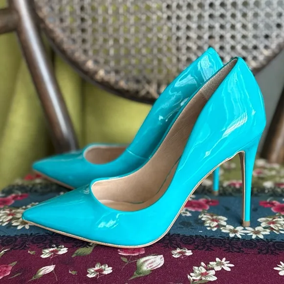Elegant Blue High Heels stilettos pumps