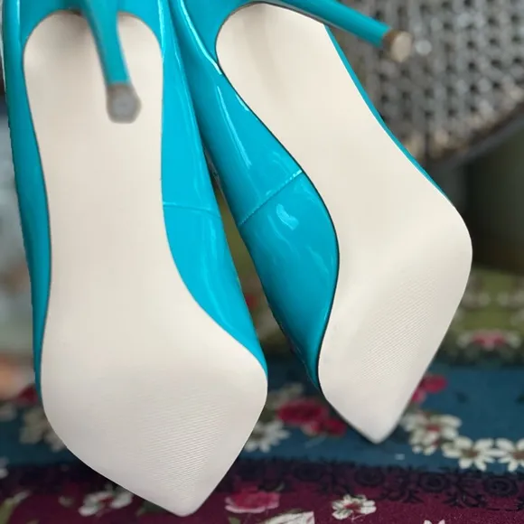 Elegant Blue High Heels stilettos pumps