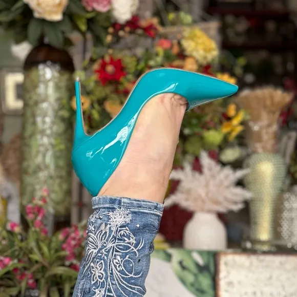 Elegant Blue High Heels stilettos pumps