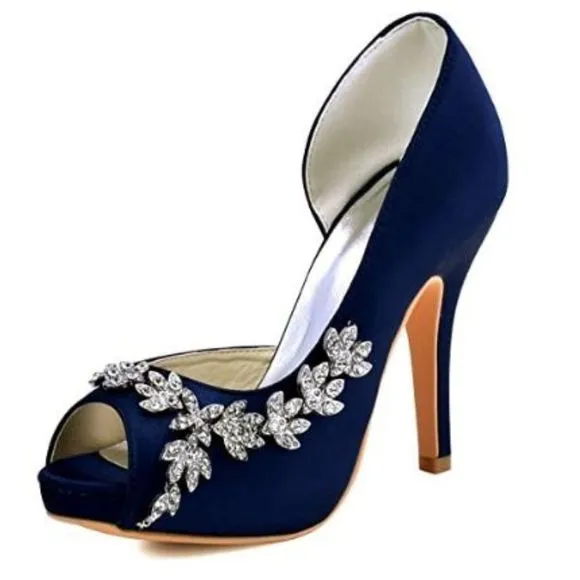 ElegantPark Wedding High Heel Shoes for Bride