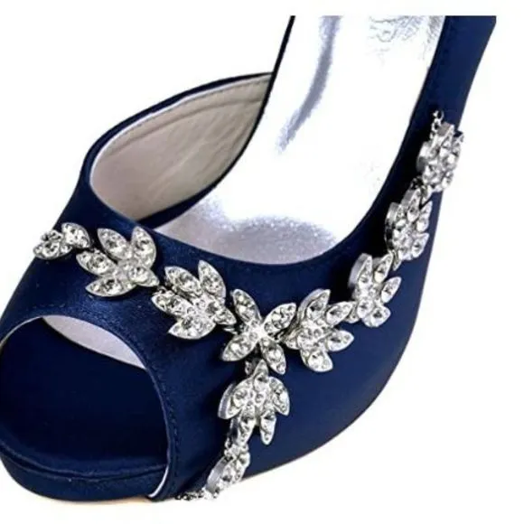 ElegantPark Wedding High Heel Shoes for Bride